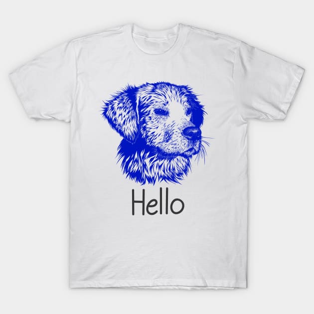 Hello Dog T-Shirt by Look11301